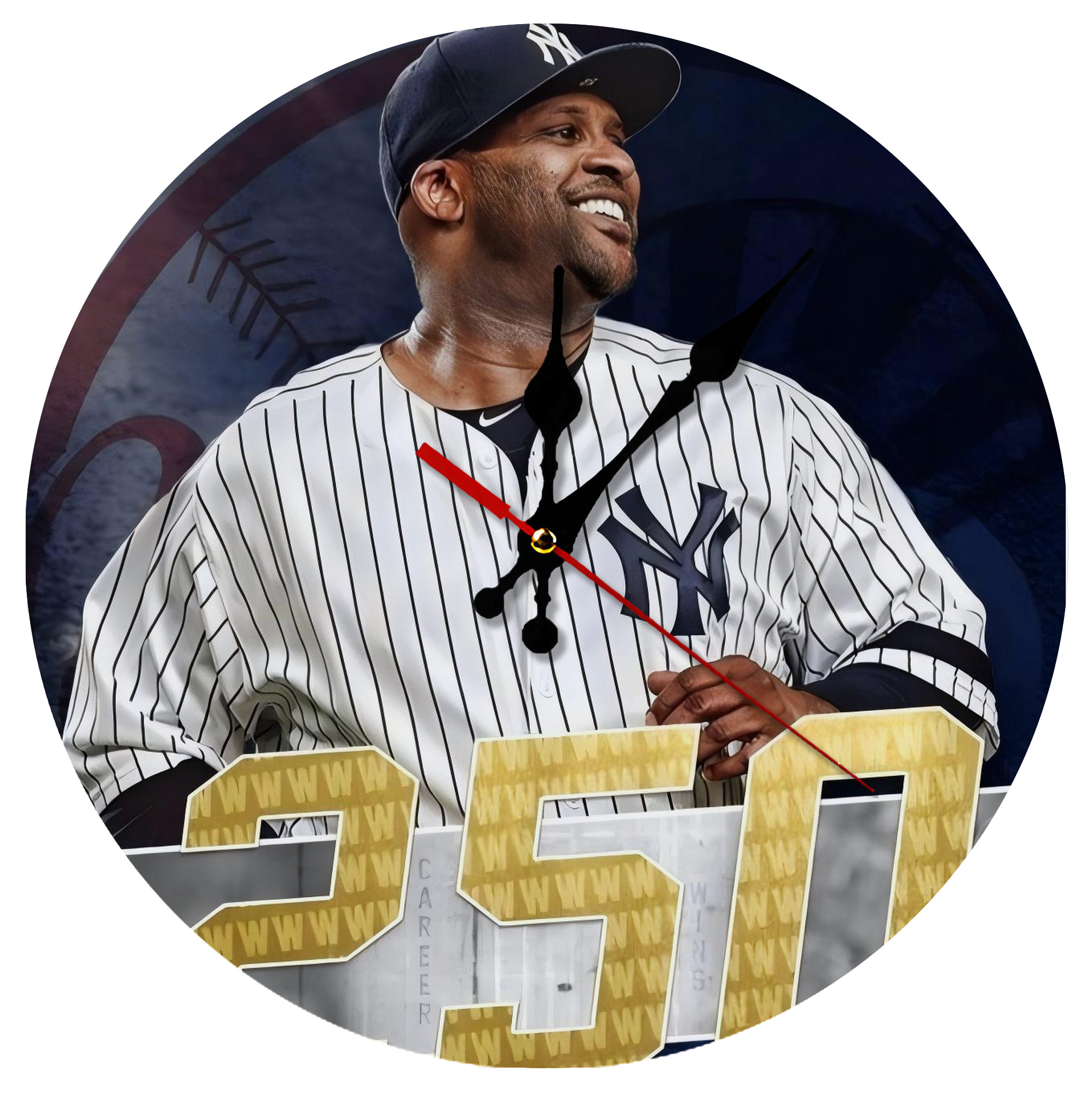 CC Sabatnia 14 Silent Round Wall Clock – Modern & Stylish DIY Design, Durable Wood Construction, Easy To Install – Perfect For Office, Bedroom, Living Room, And More